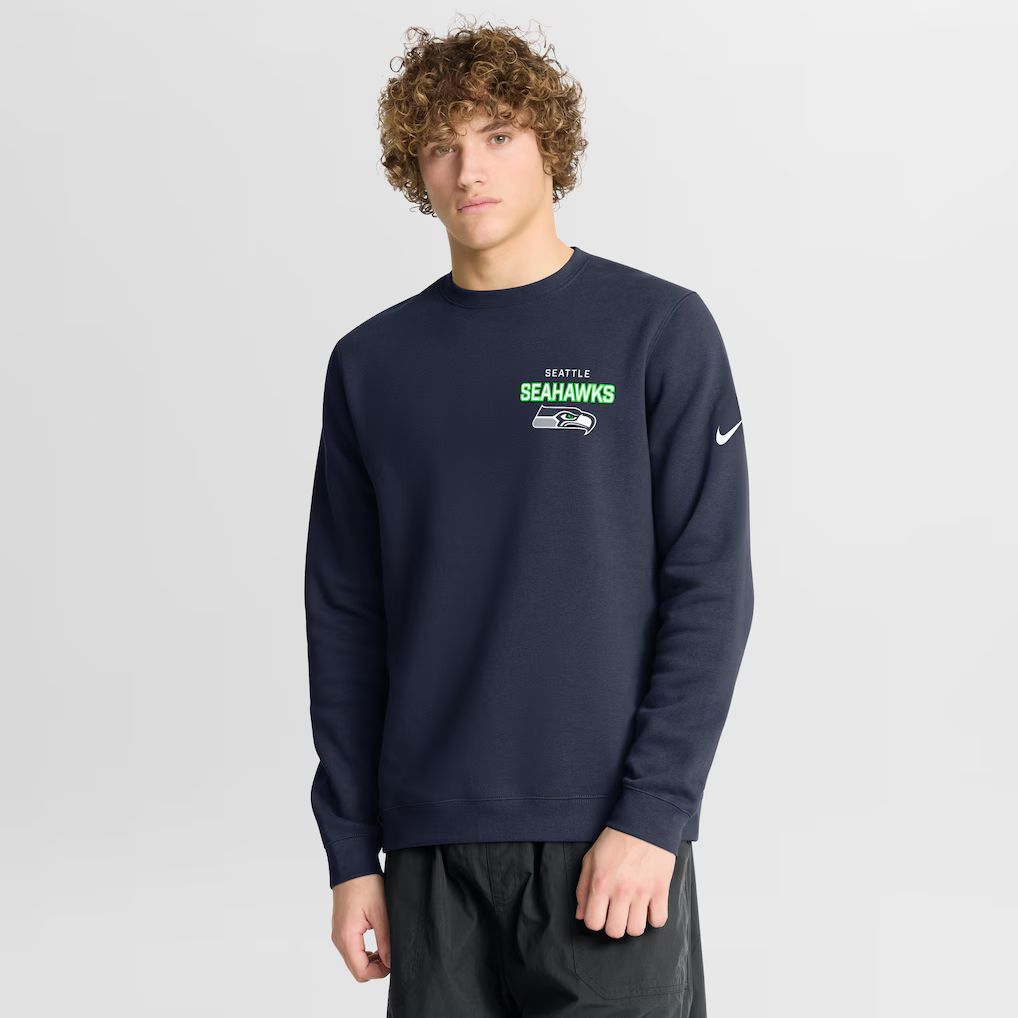 2026 NFL Seattle Seahawks round-neck sweatshirt 03->cincinnati bengals->NFL Jersey
